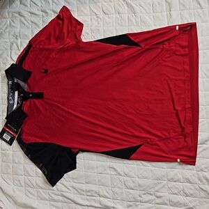 Mens med Spyder polo shirt